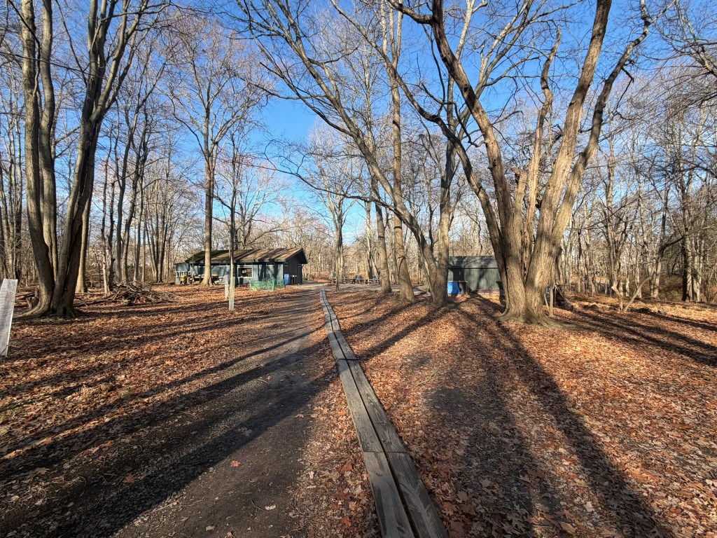 (PHOTO: The current visitor center at the Marshlands Conservancy has always been modest in size. December 2025.)
