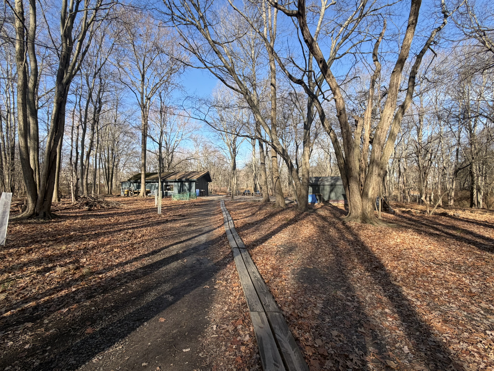 (PHOTO: The current visitor center at the Marshlands Conservancy has always been modest in size. December 2025.)