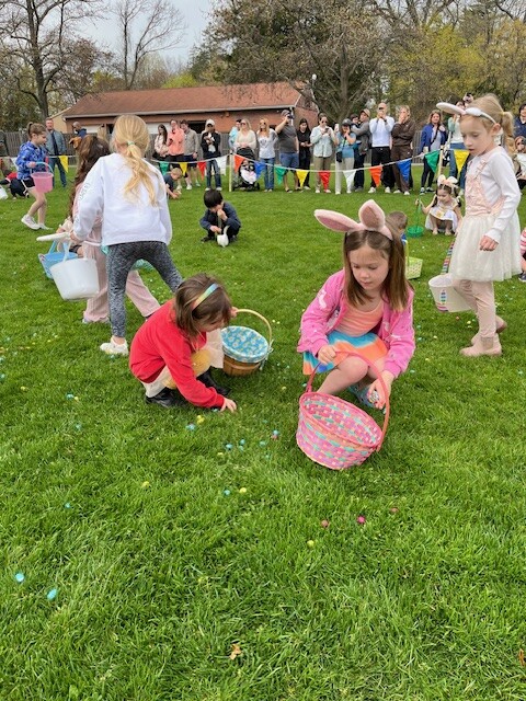 (PHOTO: Children participating in the annual Easter egg hunt organized by Rye Recreation. Contributed.)