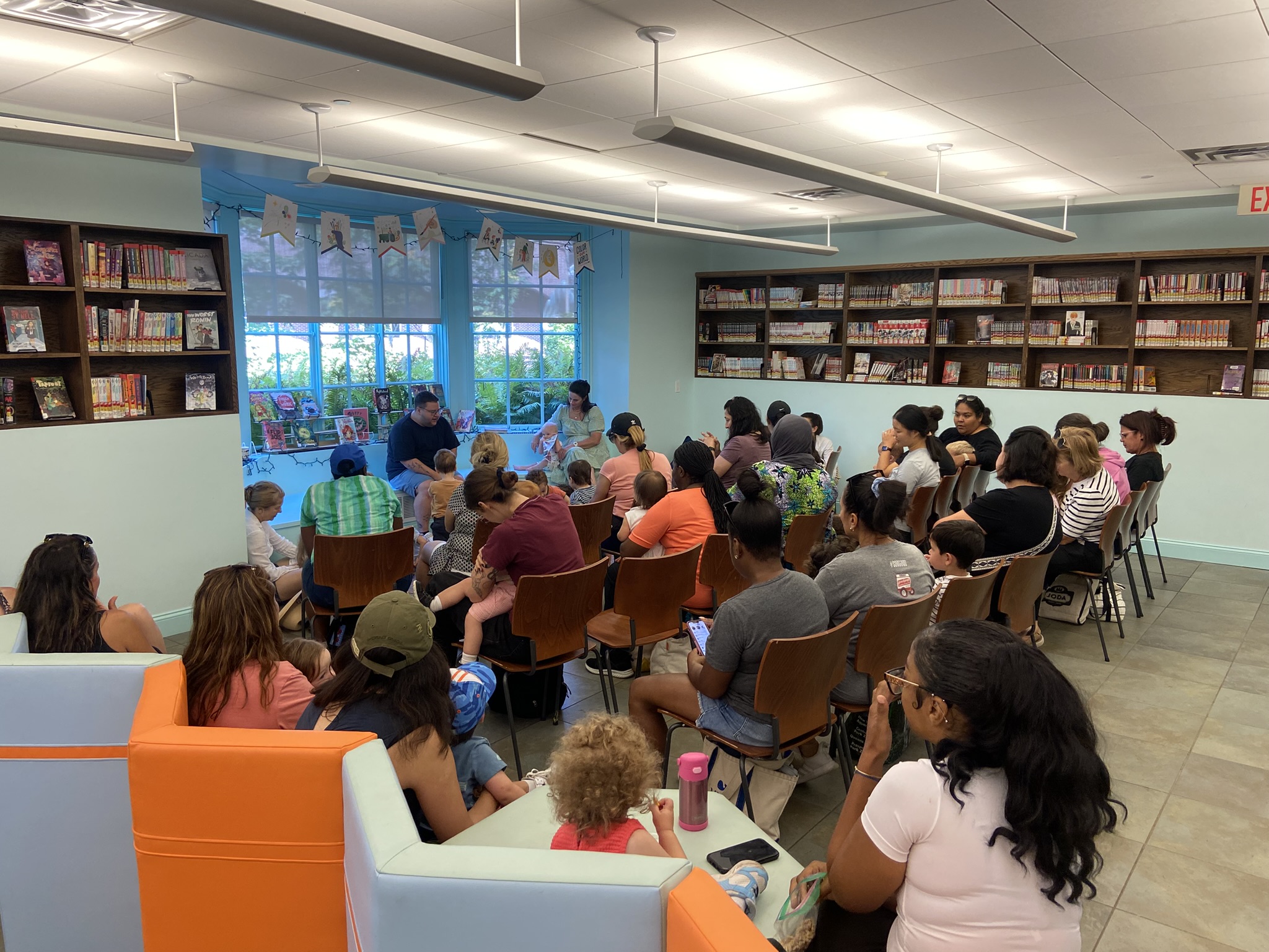 (PHOTO: Storytime at the Rye Free Reading Room. Contributed.)
