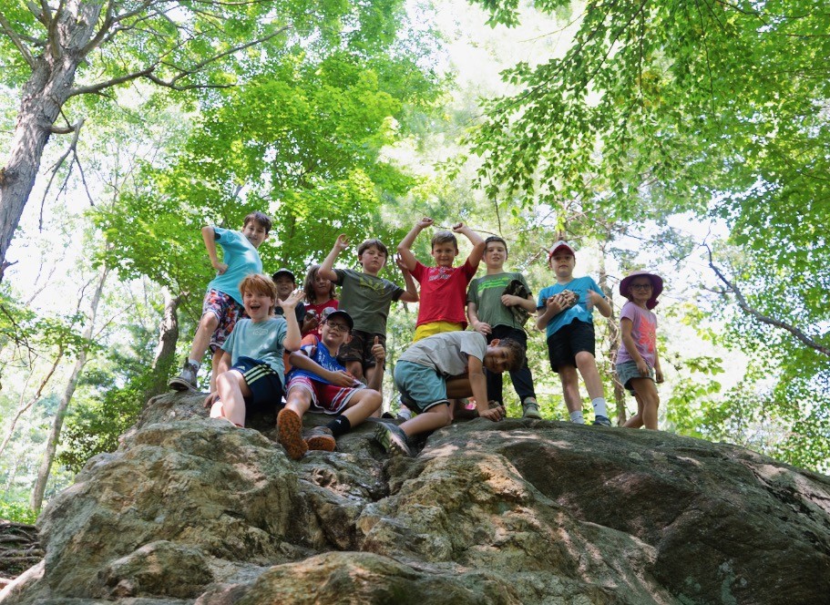 (PHOTO: Campers participating in the Rye Nature Center’s summer camp program. Contributed.)