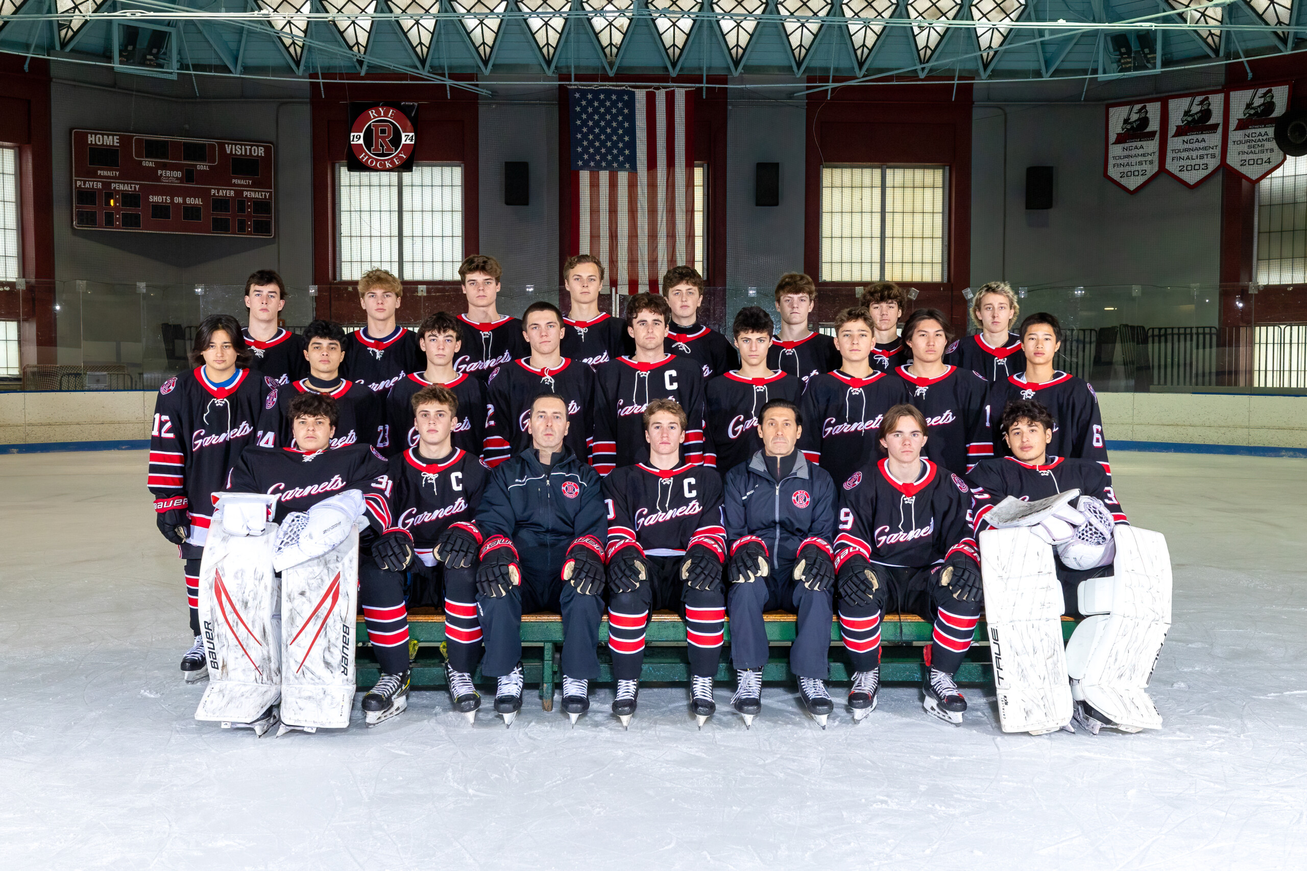 (PHOTO: The 2026 Rye Hockey team photo. Contributed.)