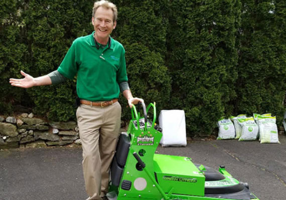 (PHOTO: Dan Delventhal, CEO of Connecticut based landscaper MowGreen. Contributed.)