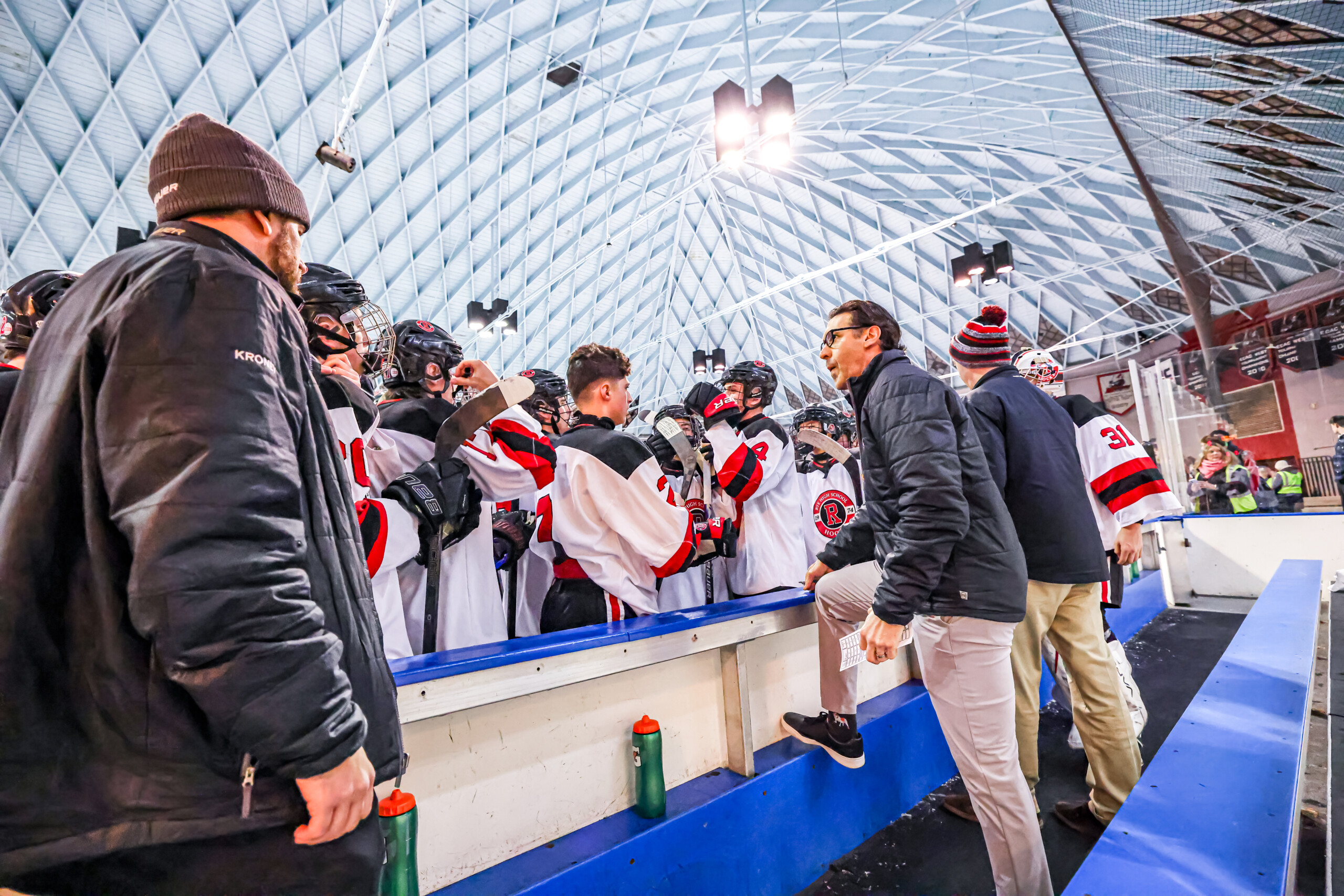 (PHOTO: The Rye Hockey team from January 7, 2026. Credit: Maureen Tsuchida.)