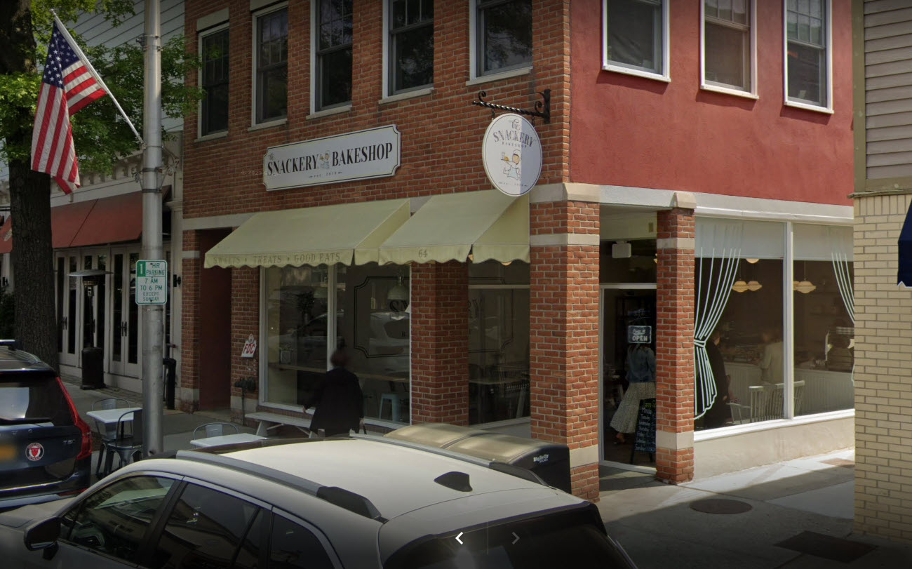 (PHOTO: The Snackery Bakeshop at 64 Purchase Street in downtown Rye, NY. Contributed.)