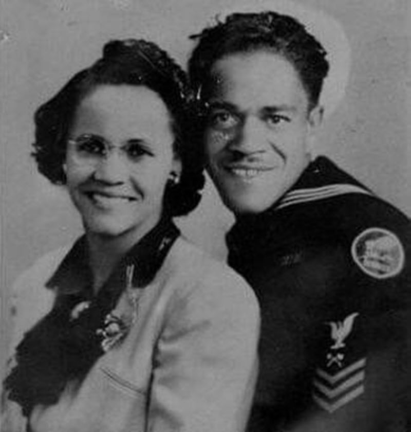 (PHOTO: Marion Anderson's parents, Evelyn and Samuel Anderson. Circa late 1940s. Contributed.)