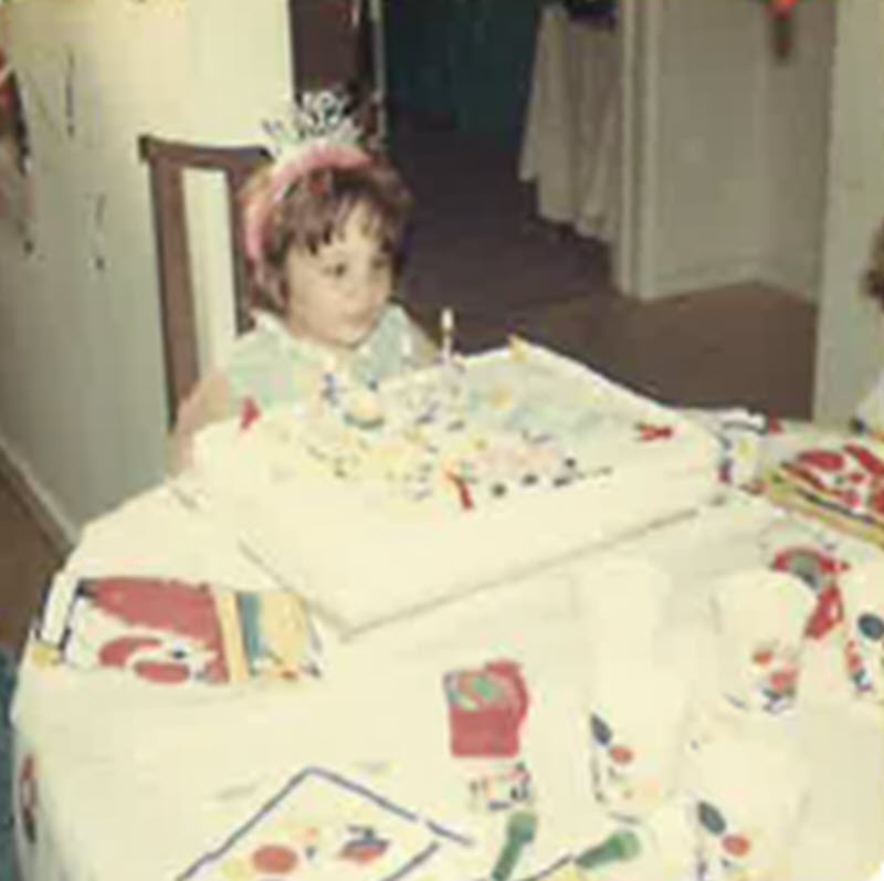 (PHOTO: Sandy Chittenden celebrates her fourth birthday in Rye. Contributed.)