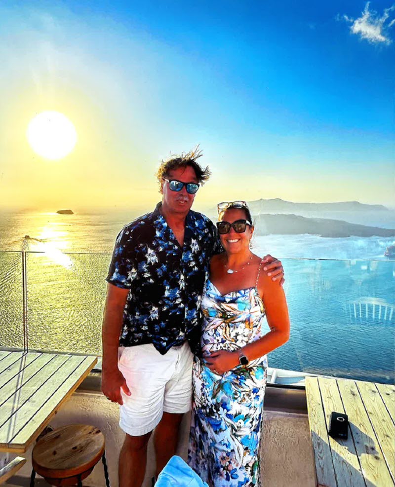 (PHOTO: Jake and Sandy Chittenden in 2024. Jake is a City of Rye police officer and Sandy is a realtor with Sotheby’s International Realty. Contributed.)