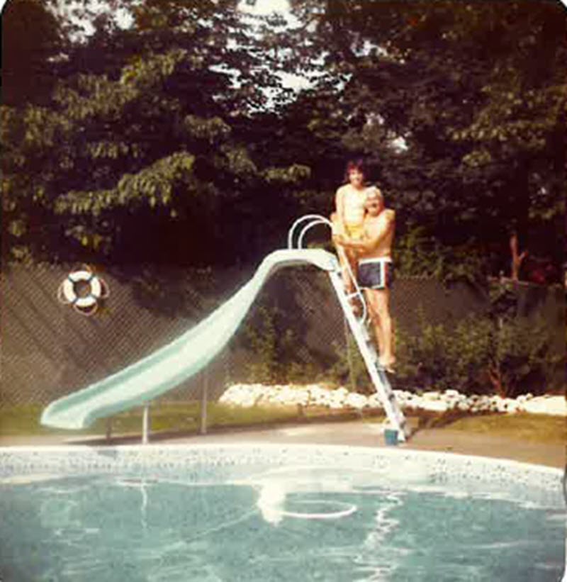 (PHOTO: Sandy Chittenden at her grandparent's pool on Walker Avenue circa 1975-76. Contributed.)