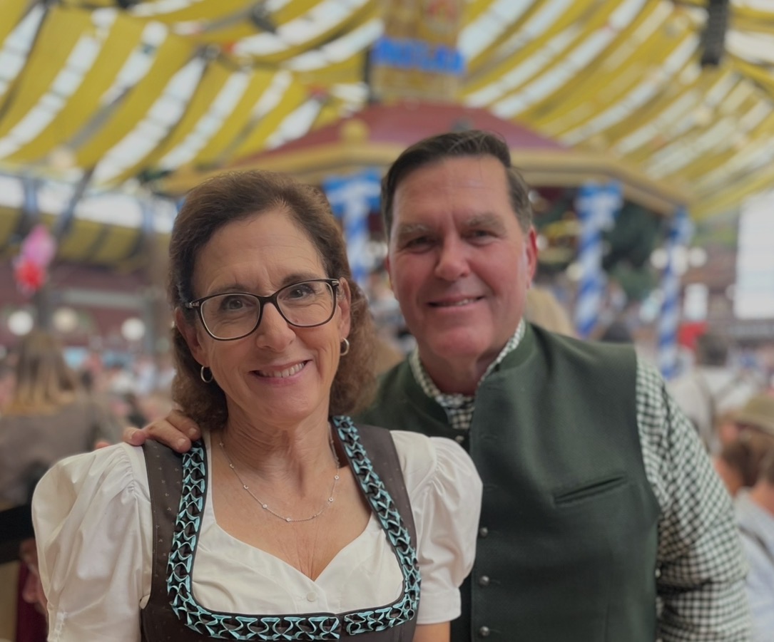 (PHOTO: Julia and Terry McCartney at Octoberfest in September 2025, Munich Germany. Contributed.)