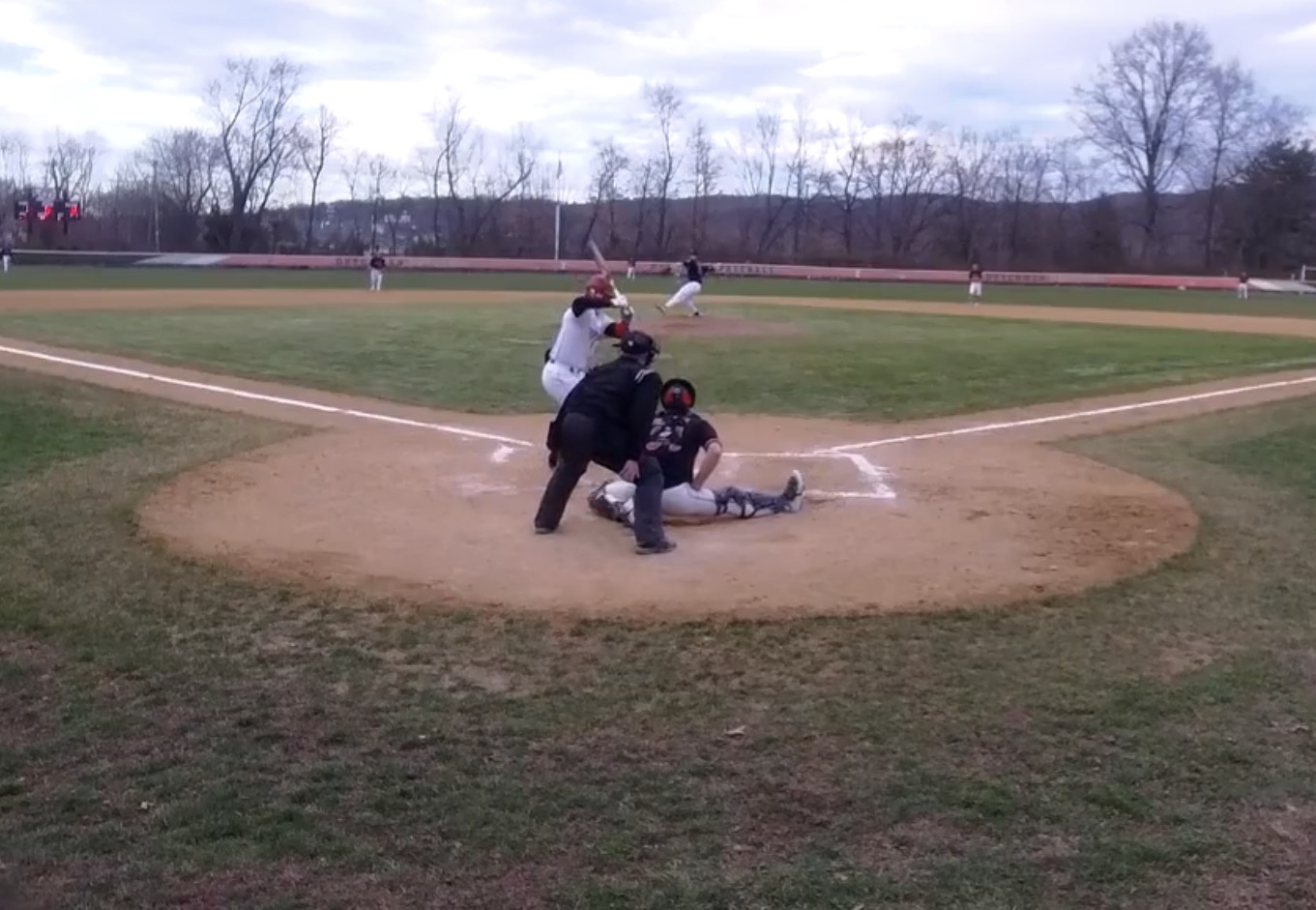 (PHOTO: The Rye Boys Baseball team in the field during a loss to Tappan Zee from March 27, 2026. Credit: GameChanger.)