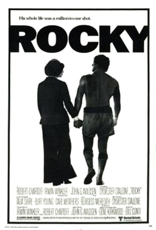(PHOTO: The Rye High School Bi-Centennial Class of 1976 will hold their 50 year reunion on Friday, April 17 and Saturday, April 18, 2026. Yes, it was the year that launched the Rocky franchise. Source: United Artists via fair use.)