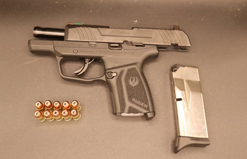 (PHOTO: Rye PD confiscated this Ruger Max 9mm pistol from 29-year-old Dancarli Pascual of Stamford, Connecticut during a vehicle stop on March 24, 2026. He was charged with was charged with criminal possession of a weapon and unlicenced operation of a vehicle. Source: Rye PD.)