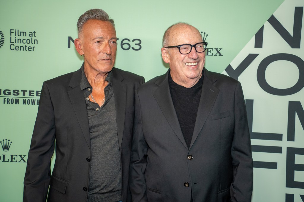 (PHOTO: Bruce Springsteen and Jon Landau at the 2025 New York Film Festival for Springsteen. Public Domain.)