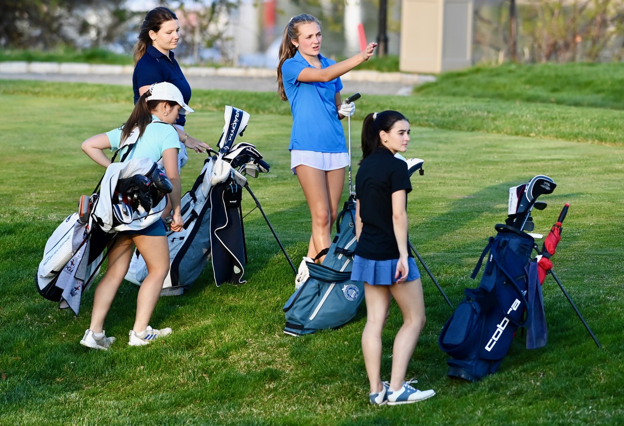 (PHOTO: The Rye Girls Golf team from a loss on April 16, 2026. Contributed.)