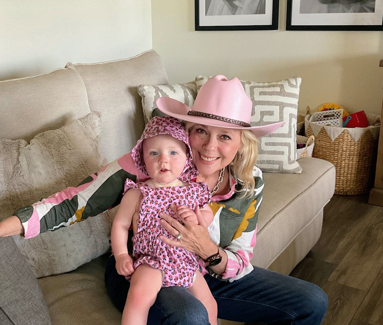 (PHOTO: Rye High School Class of 1976 Jessica "Grandma Jay" Antico with her granddaughter Brecken Antico in Colorado. Contributed.)
