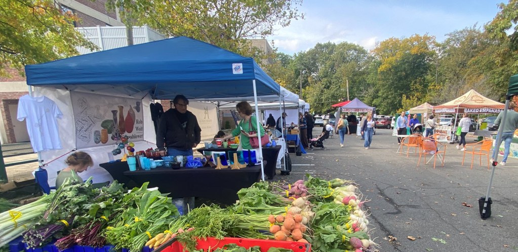 (PHOTO: The Rye Farmers Market in Rye on October 19, 2025. File photo. It is located in parking lot 2, behind Purchase Street.)