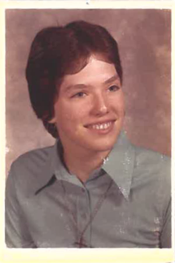 (PHOTO: Rye High School Class of 1976 member Sue Ball Miles. High school photo. Contributed.)