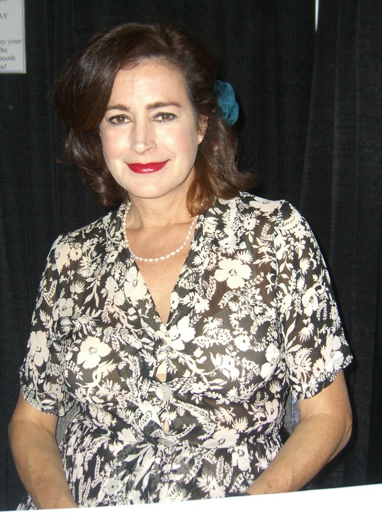 (PHOTO: Actor Sean Young at the Big Apple Convention in Manhattan. Photographed by Luigi Novi. 17 October 2009.)