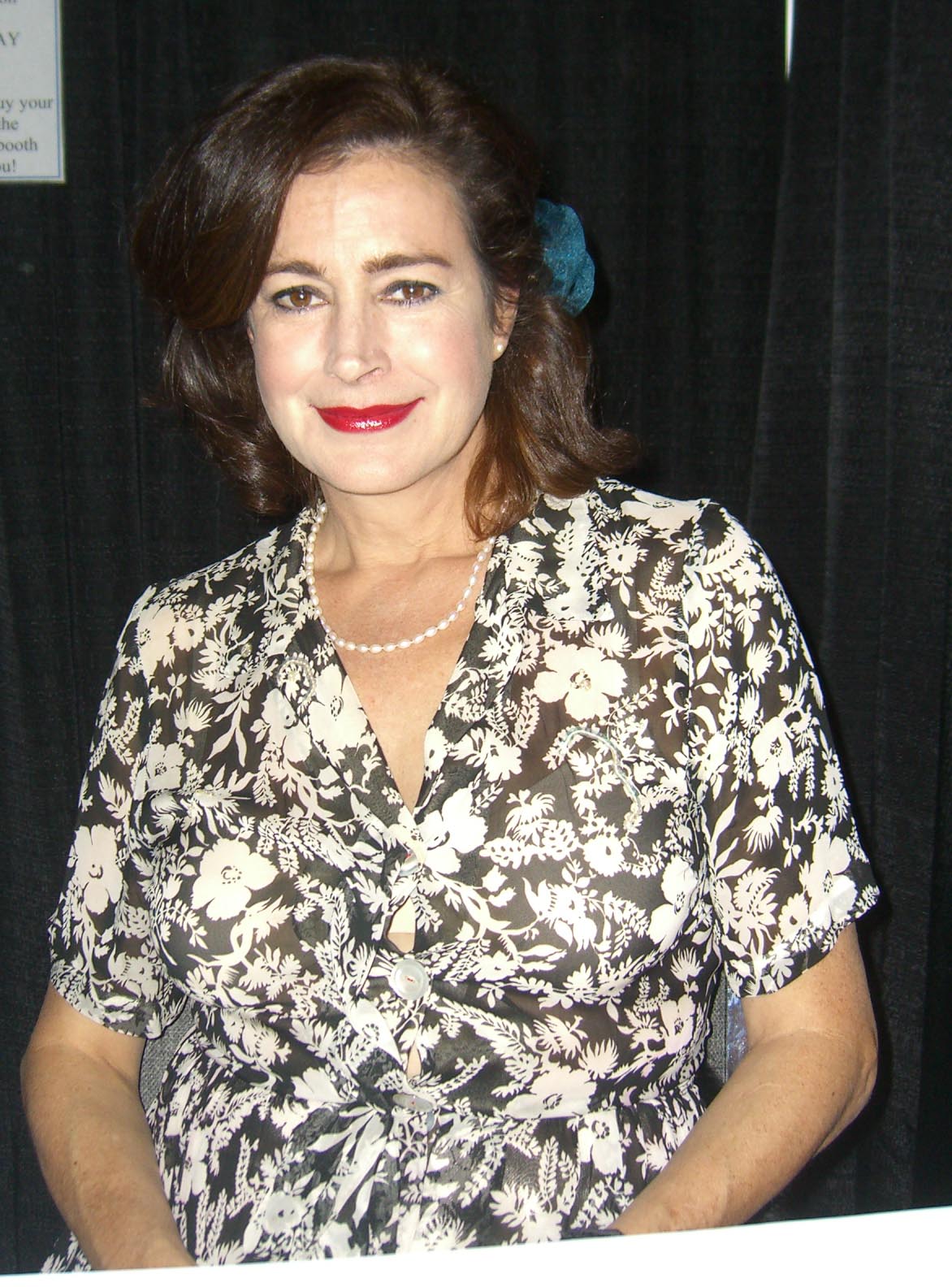 (PHOTO: Actor Sean Young at the Big Apple Convention in Manhattan. Photographed by Luigi Novi. 17 October 2009.)