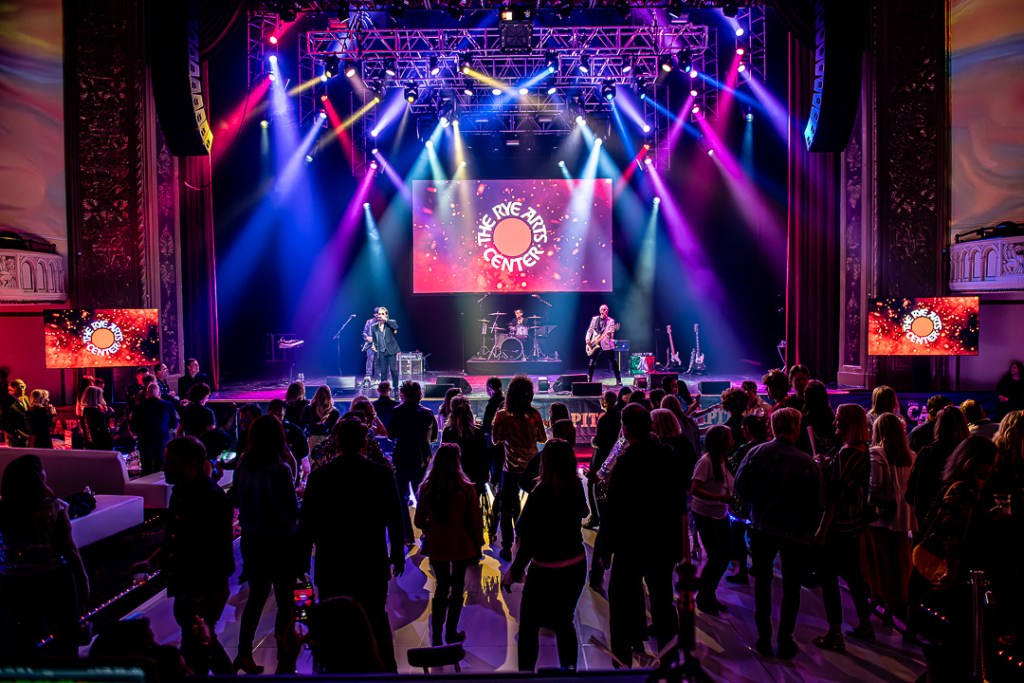 event photo of people inside a concert venue