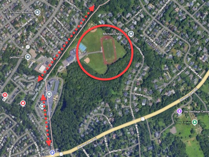 Emergency Helicopter Landing at Rye Neck High School Field