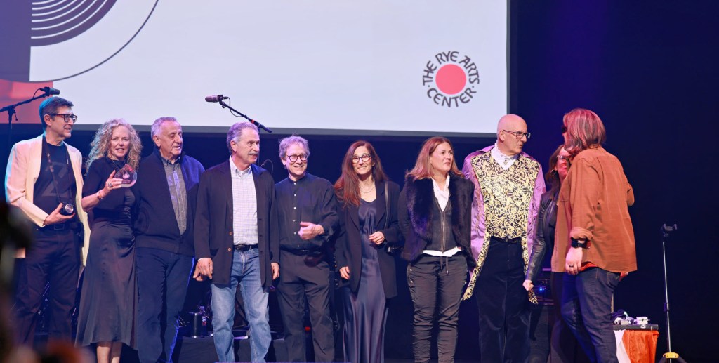 group accepting award