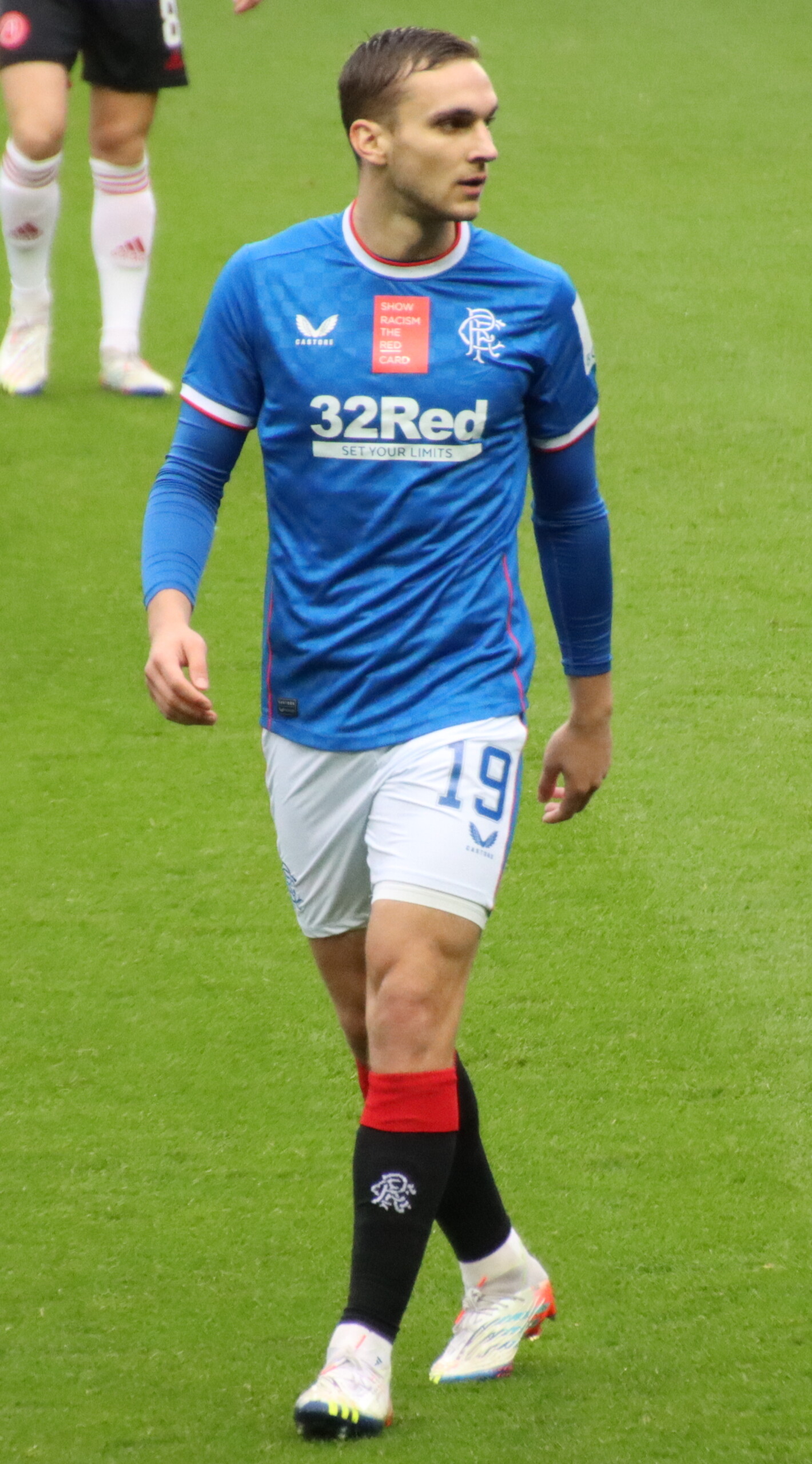 (PHOTO: James Sands playing for Rangers in 2022. Public Domain.)
