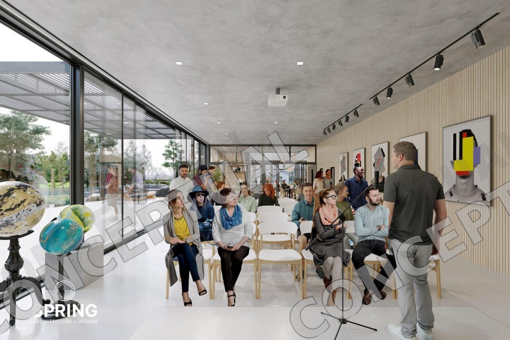 (PHOTO: Concept drawing of the Rye Arts Center campus expansion. Contributed.)