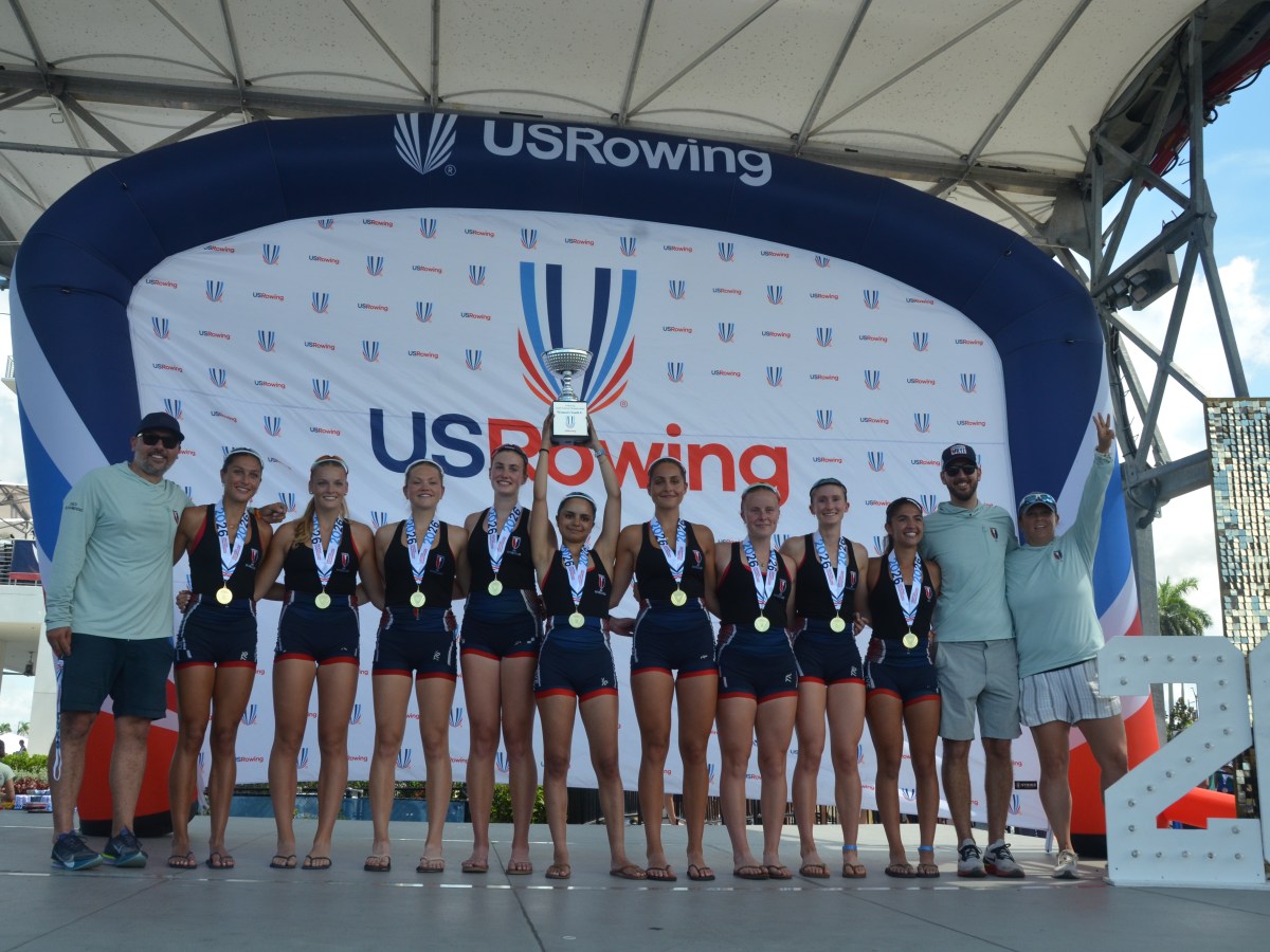 RowAmerica Rye Girls Varsity Eight Three-Peats in US National Championship Regatta
