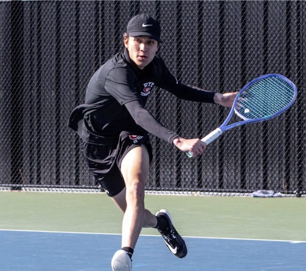 (PHOTO: Rye Boys Tennis' Luke Gordon. Contributed.)