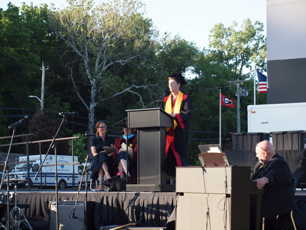 (PHOTO: Rye High School Class of 2026 Salutatorian David Singer.) 