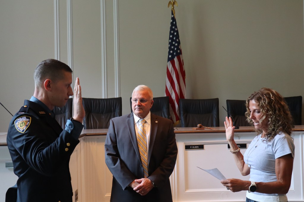 Swearing-in ceremony.