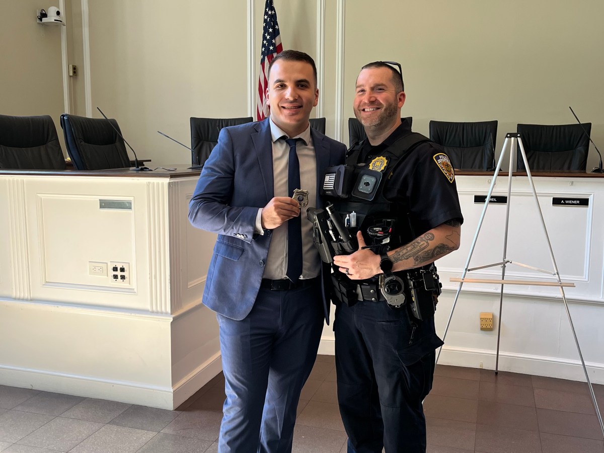 Rye PD Welcomes New Officer Ricard Dashi