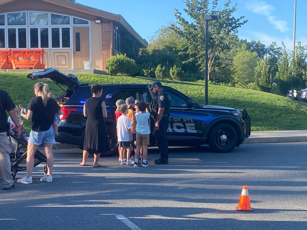 (PHOTO: Rye Police Department held its fourth annual National Night Out on August 4, 2026.)
