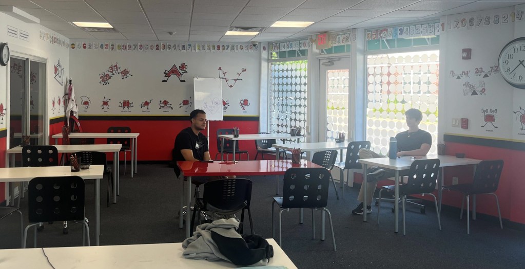 inside a local business