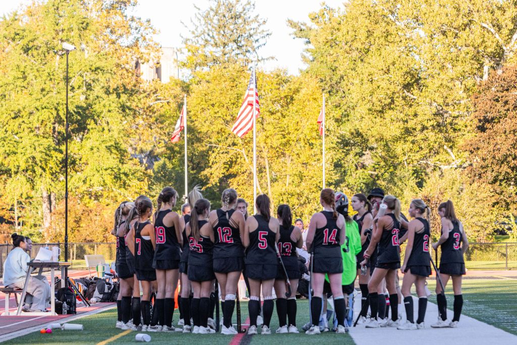 (PHOTO: The Rye Field Hockey team from October 6, 2026. Credit: Kai Brittain, KBM Media.)