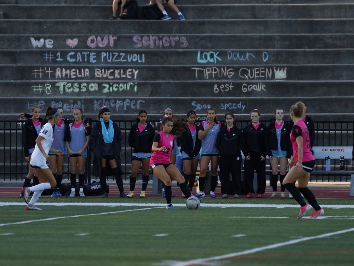 Rye Girls Soccer Coasts to Big Win Over Harrison as Pleasantville Looms