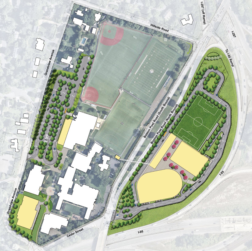 Rendering of site development plan
